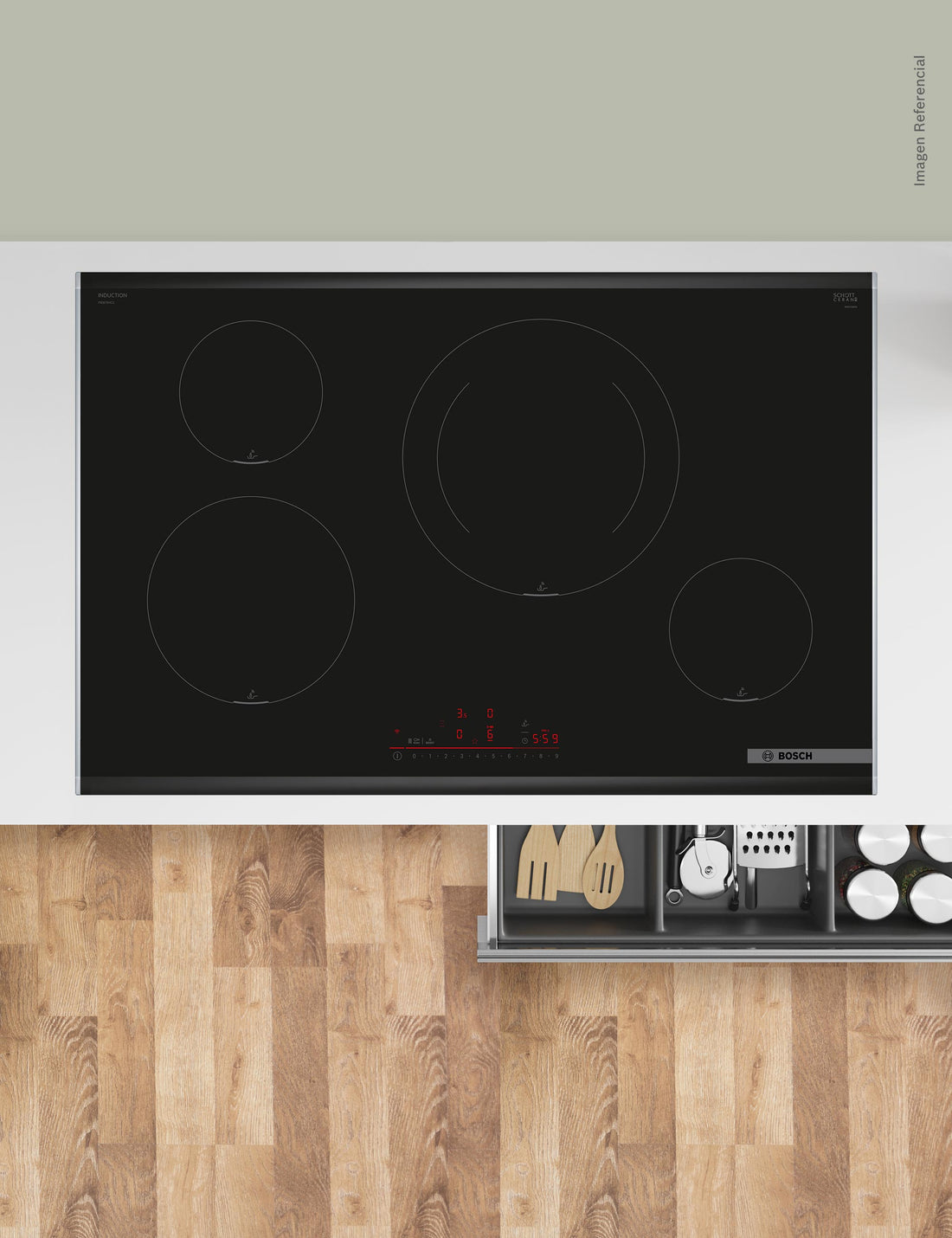 Vitrocerámica de Inducción 80cm Serie 6
