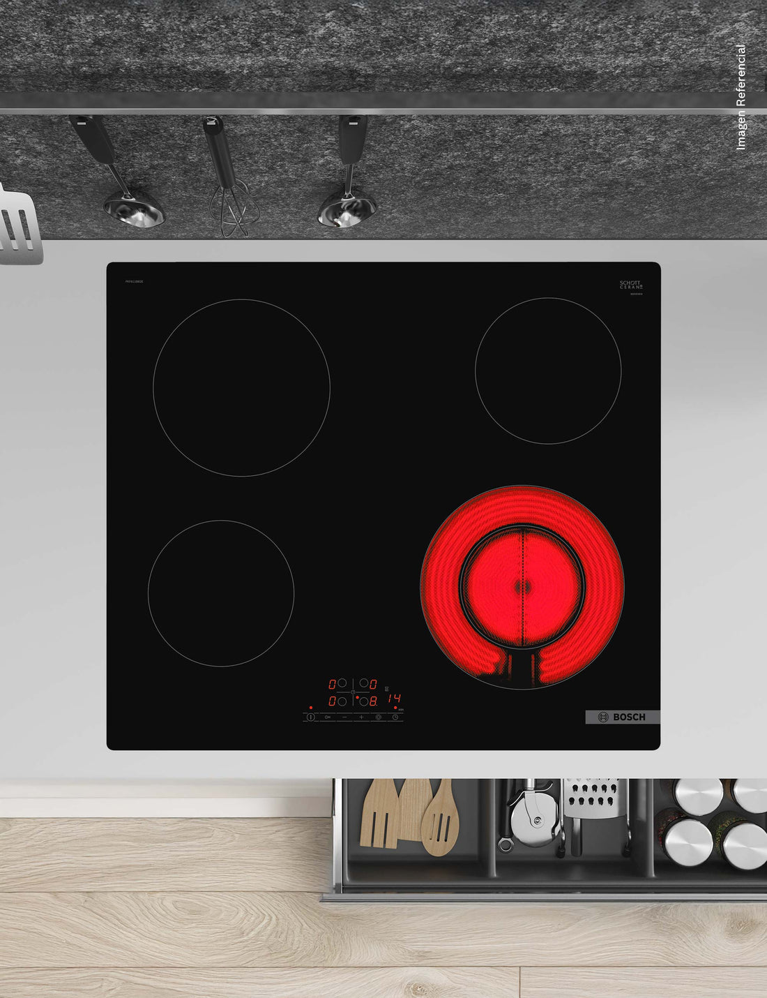 Vitrocerámica de Radiación 60cm Serie 4