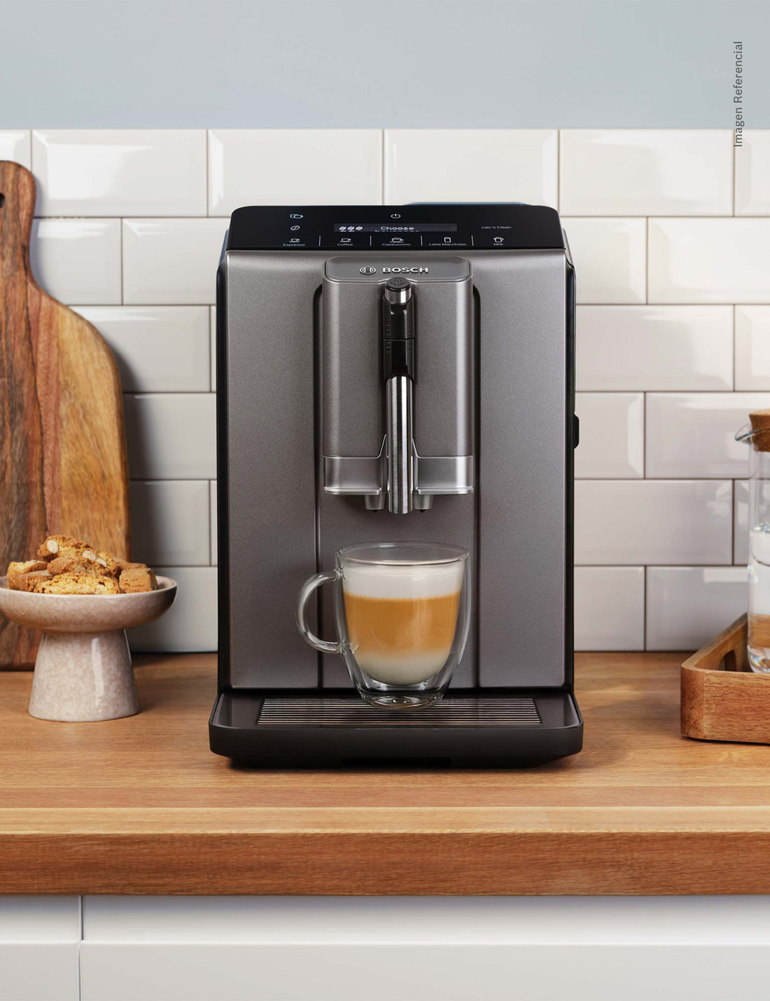Cafetera Automática VeroCafé Diamond Titanium Metallic Serie 2