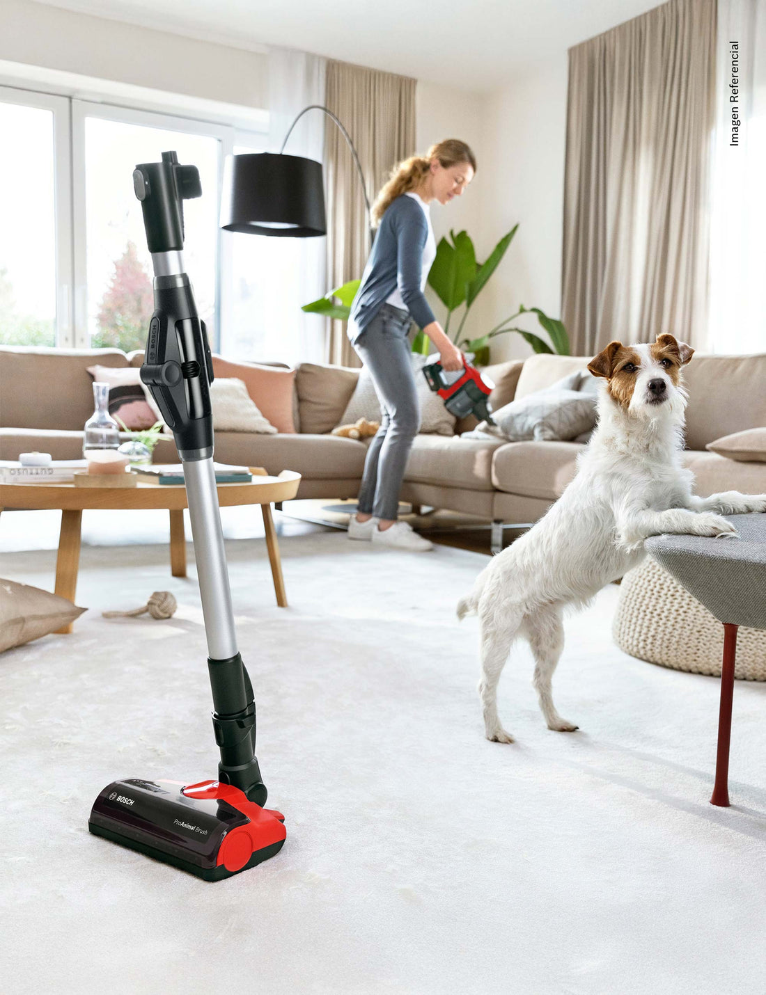 Aspiradora Sin Cable Unlimited 7 ProAnimal Rojo