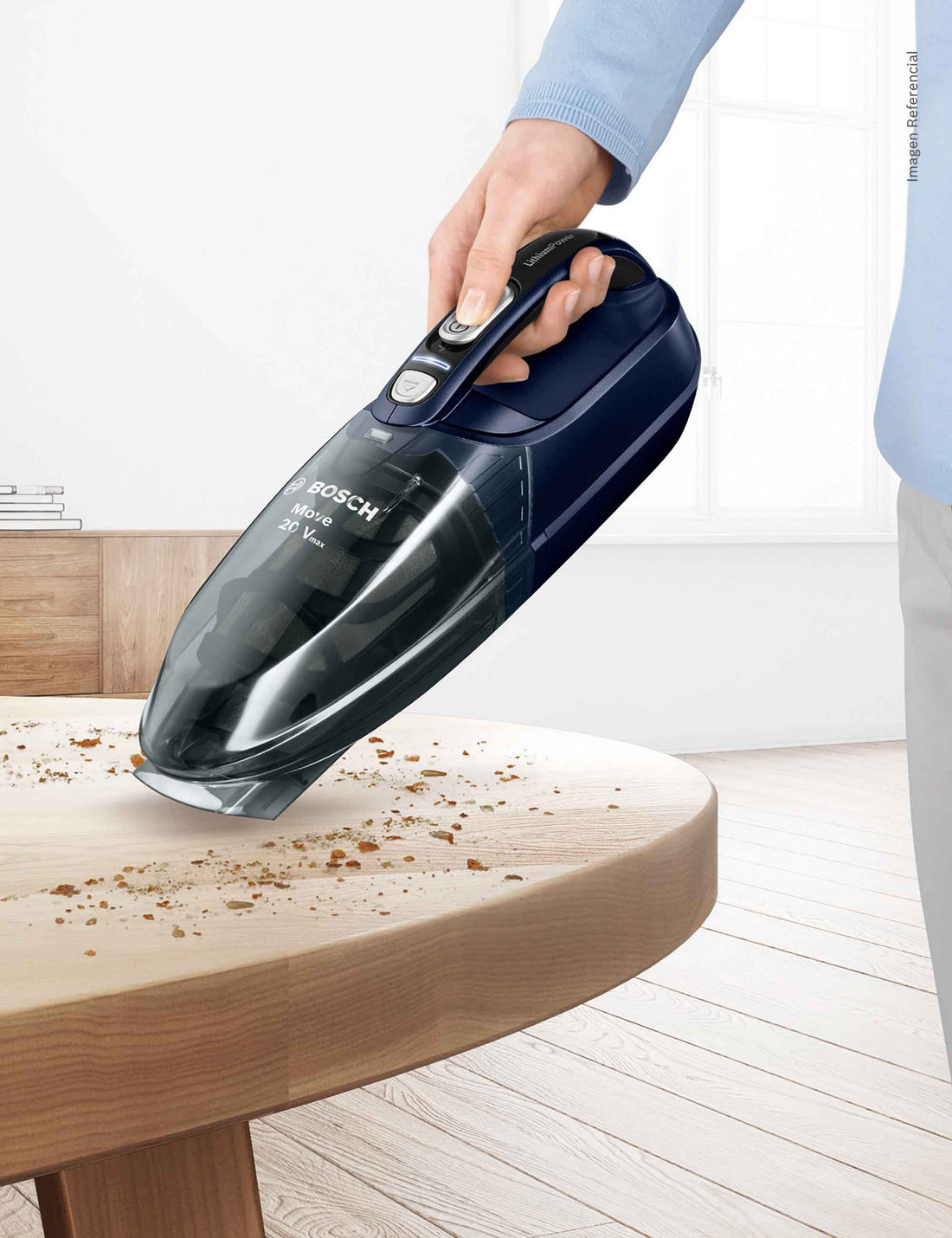 Aspiradora de Mano Inalámbrica Azul