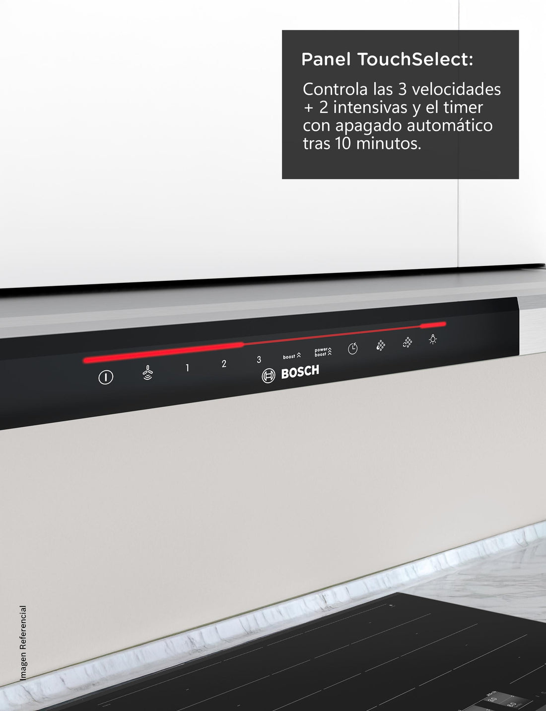 Campana Decorativa Telescópica 90cm Serie 8