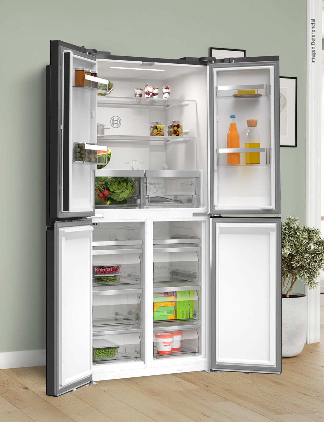 Refrigerador Multidoor Black 547L Serie 4