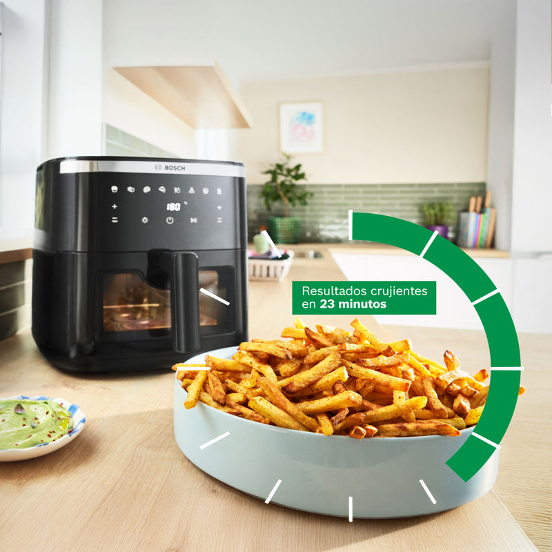 Papas fritas crujientes en 23 minutos